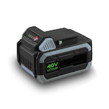 thumbnail of Heggenschaar op telescoopsteel 40V - 43cm blad - 2,5Ah Lithium batterij + 40V LED lader - Schouderriem IKRA