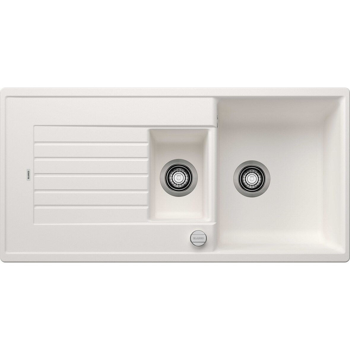 BLANCO ZIA 6 S Einbauspüle SILGRANIT weiß ab 60 cm Excenter