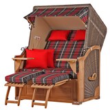 thumbnail of Strandkorb - bene living - Schaalsee Teak - PE grau - Modell 529 - inkl. Liftersystem