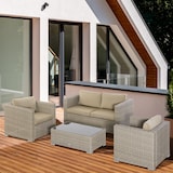 thumbnail of Outsunny Set 4 Pz Salotto da Esterni Mobili da Giardino in Rattan