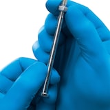 thumbnail of Guantes de Nitrilo Desechables Talla M - Caja Dispensadora Pack 100 unidades, Color Azul