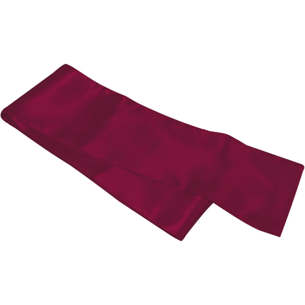 100x Bordeauxrote Stuhlschleife für Hochzeit und Feier. 236 x 10 cm