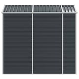 thumbnail of Abri de jardin anthracite 191x215x198 cm acier galvanisé Modèle AbriCyprès 103