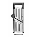 thumbnail of Mandolina Hendi de acero inoxidable con 2 insertos intercambiables y base plegable