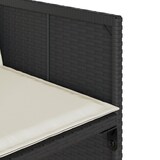 thumbnail of vidaXL 11-tlg. Garten-Essgruppe mit Kissen Schwarz Poly Rattan