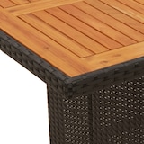 thumbnail of vidaXL 11-tlg. Garten-Essgruppe mit Kissen Schwarz Poly Rattan