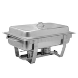 thumbnail of AcMax Edelstahl Speisenwärmer extra tief 100mm Warmhaltebehälter Chafing Dish
