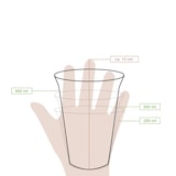 thumbnail of greenbox - Vaso de PLA para smoothie 400 ml / 16 oz, Ø 96 mm, 1000 ud.