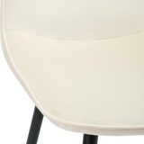 thumbnail of Esszimmerstuhl Maryam creme/Samt