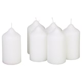 thumbnail of METRO Professional Bougies pilier, en paraffine, Ø 6,8 x 13 cm, durée de combustion de 40 heures, couleur blanche, lot de 6