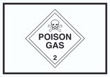 thumbnail of Schild Giftige Gase Symbol Poison Gas Totenkopf A6 (105x148mm)