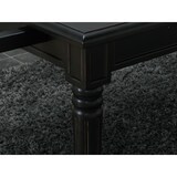 thumbnail of Amaretta Esstisch 100x180/280 einschl. 2 Zusatzplatten schwarz antik.