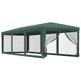 thumbnail of Tente de fête avec 8 parois latérales en maille Vert 3x9 m PEHD Modèle AbriCôte 170