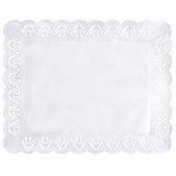 thumbnail of PAPSTAR 2000 Spitzenpapiere eckig 46 cm x 36 cm weiss