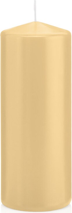 Stumpenkerzen Champagner 120 x Ø 58 mm, 16 Stück