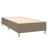 thumbnail of vidaXL Boxspringbett mit Matratze & LED Taupe 90x200 cm Stoff