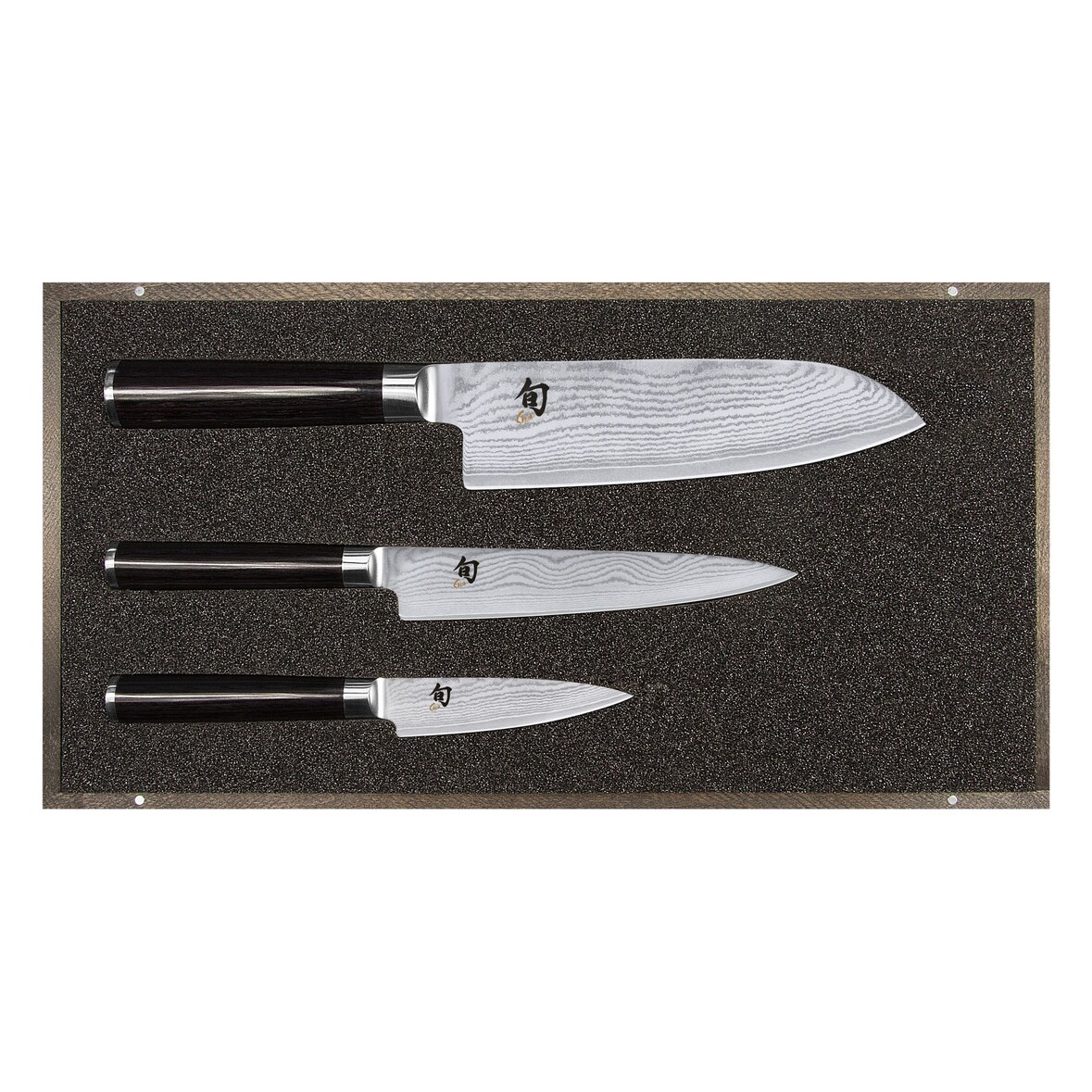 KAI Shun Messerset DMS-310 - Officemesser + Allzweckmesser + Santoku
