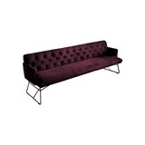 thumbnail of KAWOLA Esszimmerbank CHARME Velvet purple 166cm
