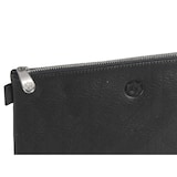 thumbnail of Sonnenleder Stiftetui zum Abheften Leder 21x15cm Federmäppchen schwarz auch als kleine Banktasche BRENTANO