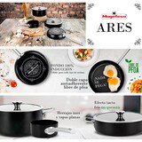 thumbnail of Magefesa Ares Set di Pentole Induzione 6-Piece Antiaderente Casseruoli, Padelle Design Vintage, Nero