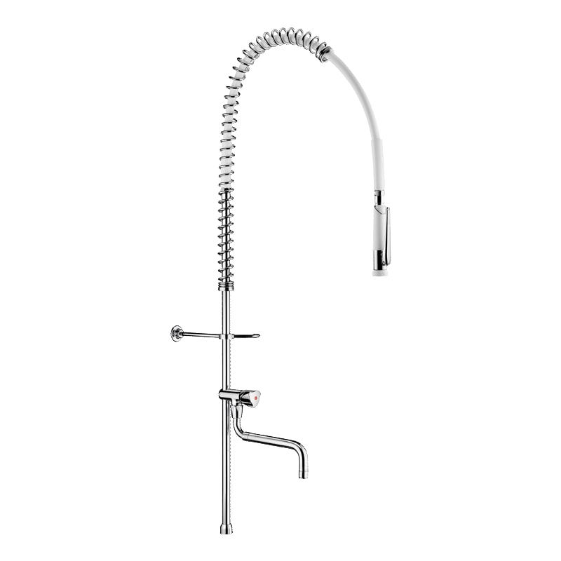 Delabie Geschirrspülbr+HB 433000 o.Arm.,Teleskopausl.+Steigrohr lang