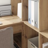 thumbnail of Bureau d'angle Chêne artisanal 101,5 x 149,5 x 149,5 cm Modèle Titan Nord