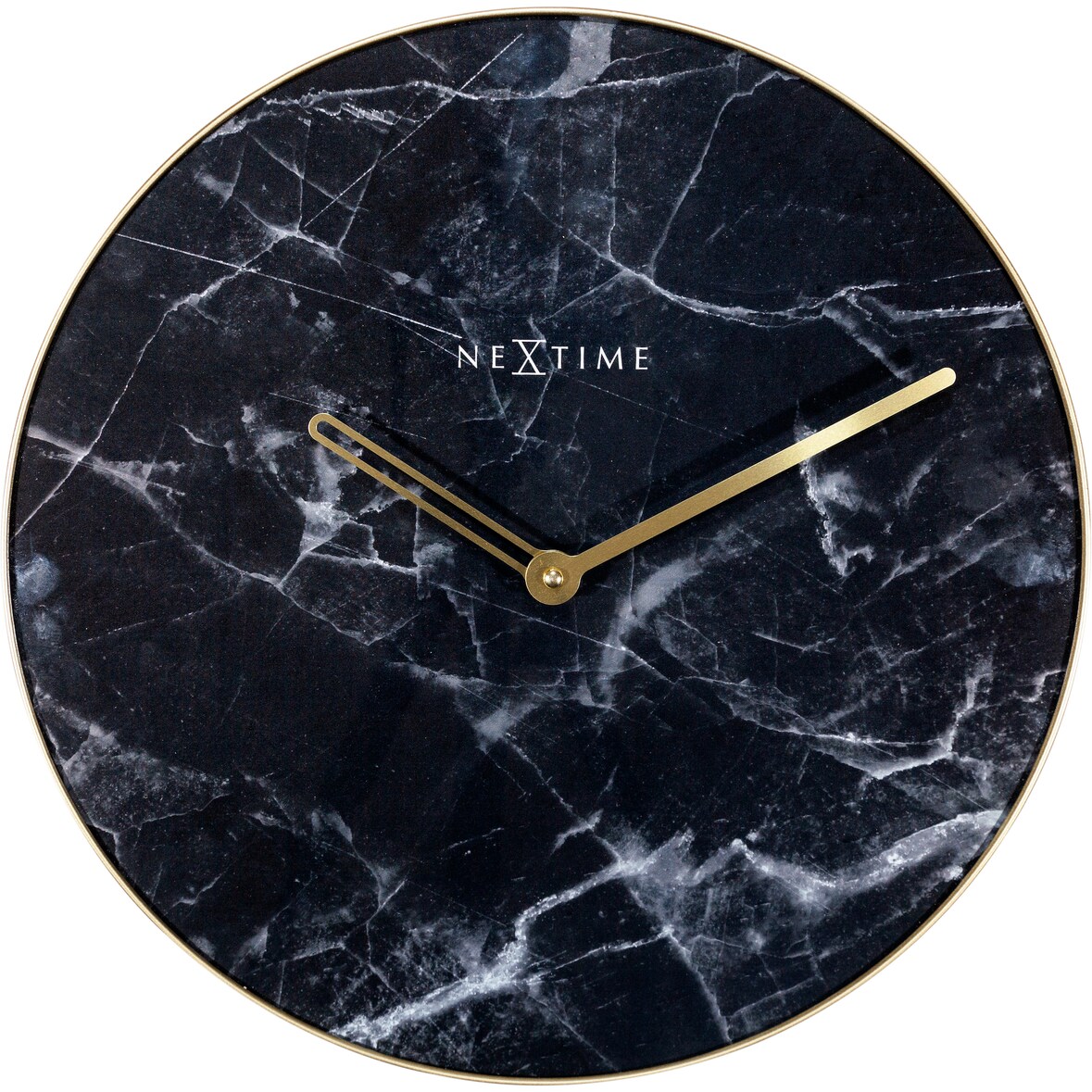 Nextime Wanduhr 8189ZW Marble