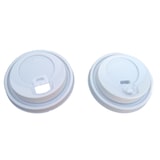 thumbnail of 500 Deckel für Coffee to go Becher 0,3l-0,4l 12oz-16oz, weiß, mit Verschluss 80mm