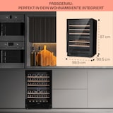 thumbnail of Klarstein Vinovilla 50 Duo Zweizonen-Weinkühlschrank 53l 17 Fl. 3-Farben Glastür Schwarz