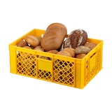 thumbnail of 6 Stück Bäckerkisten 600 x 400 x 230 mm + 1 Transportroller in Gelb