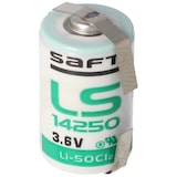 thumbnail of SAFT LS14250CNR Lithium Batterie, Size 1/2 AA, Lötfahnen U-Form