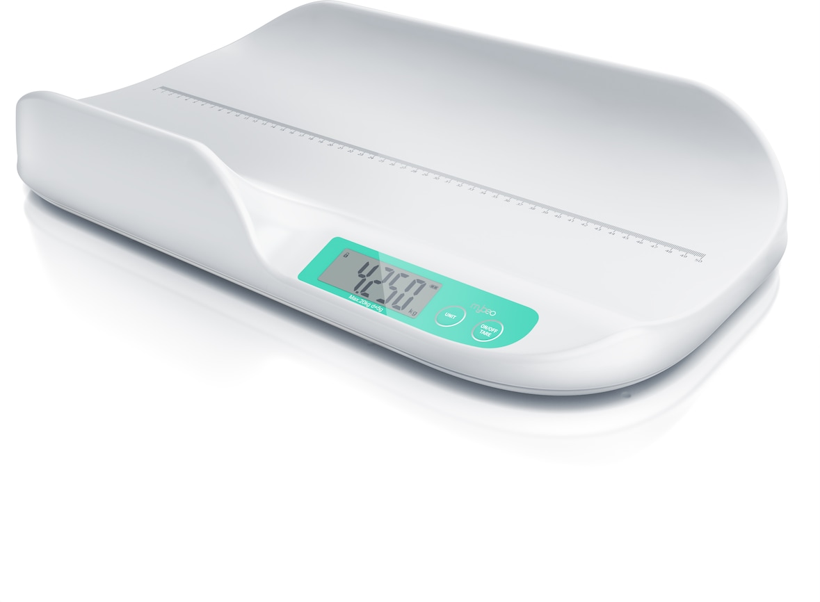 MyBeo Digitale Babywaage mit Display - 20 g bis 20 kg / 2,9 Zoll