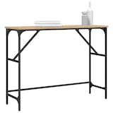 thumbnail of Mesa consola madera de ingeniería roble Sonoma 100x32x75 cm