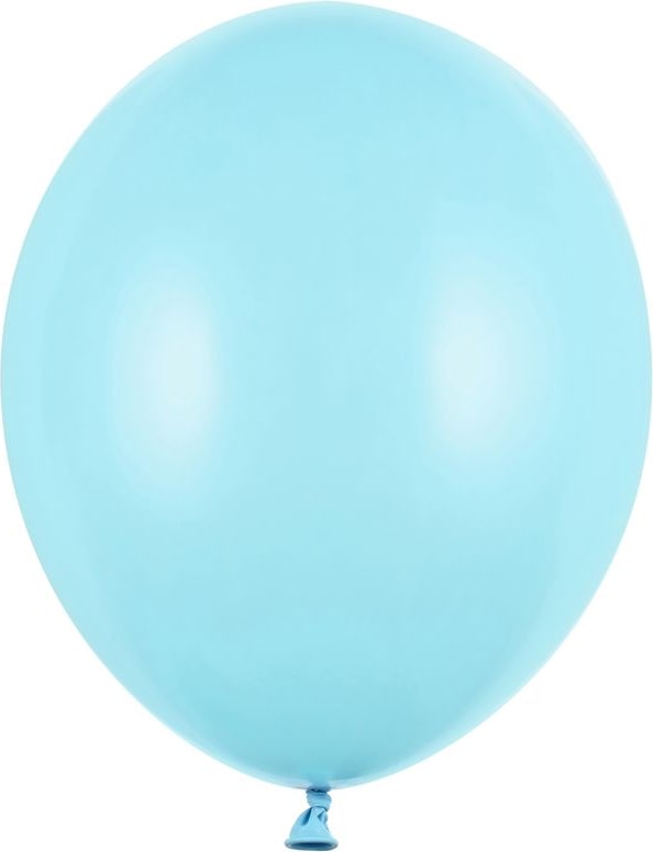 10 Luftballons hellblau