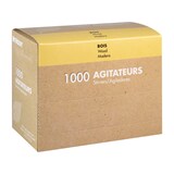 thumbnail of Agitateurs en bois 14 cm en boîte distributrice par 1000