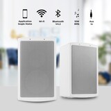 thumbnail of Pack De 2 Enceintes Wifi Bluetooth Multiroom Blanches Mr50 White X2 De Blaupunkt