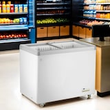 thumbnail of METRO PROFESSIONAL Vetrina congelatore GICC1260, 103.4 x 87 x 65.3 cm, 260 L, con serratura e chiave, bianco