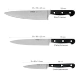 thumbnail of PIRGE Classic Profi Messerset mit Tasche 4 Stück - Geschmiedet Messerset - Profi Kochmesser Set - Edelstahl Profi Küchenmesser Set - Messer Set Scharf