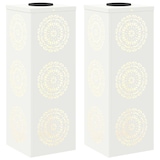 thumbnail of vidaXL Solar LED Weg Licht 2 pcs Weiß Kalt gewalzter Stahl