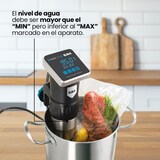 thumbnail of ELMA Termocirculador Sous Vide Cooker Clip 1200W, Baja Temperatura para Alimentos al Vacío, Inmersión IPX7, 9,2x16,1x33 cm