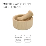 thumbnail of Mortier et pilon de cuisine en bois Fackelmann Wood Edition