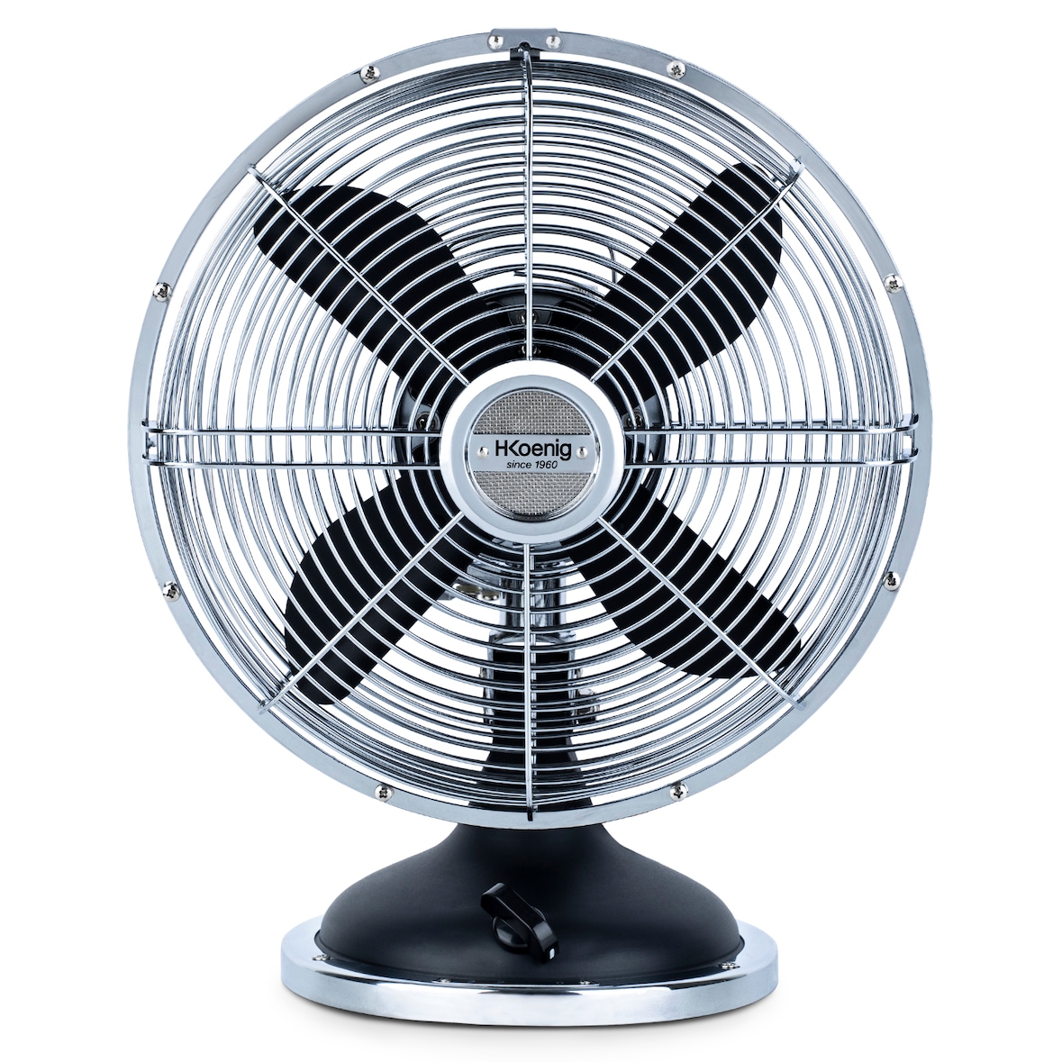 H.Koenig JOE50 NOIR - Ventilateur design métal