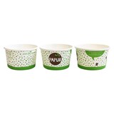 thumbnail of 50x Bio Eisbecher Pappbecher PAPUR 100% ohne Kunststoff 100ml O70 Höhe 45mm