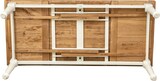 thumbnail of Biscottini Ausziehbarer Esstisch 220x100 cm – Weißer und naturfarbener Restauranttisch – Ausziehbarer Küchentisch –Massivholztisch Made in Italy