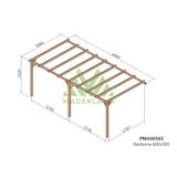 thumbnail of Pérgola de Madera Maciza Narbona (Maderland) - Gardeneas