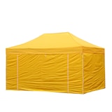 thumbnail of Gazebo 3x4,5 m giallo pieghevole acciaio con laterali