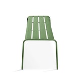 thumbnail of Banc de terrasse en acier vert cactus  - Oviala