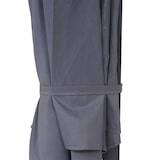 thumbnail of Wandschirm Casoria, Ampelschirm Balkonschirm Sonnenschirm, 3m neigbar, Polyester Alu/Stahl 9kg ~ grau