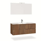 thumbnail of AQA Design Composizione da bagno in MDF 4 pezzi VENERE rovere rio cm. L.121 P.46,5 H.190 MPVE39-RR