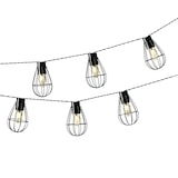 thumbnail of LED Solar Lichterkette Laternen 3,5m Metall Warmweiß